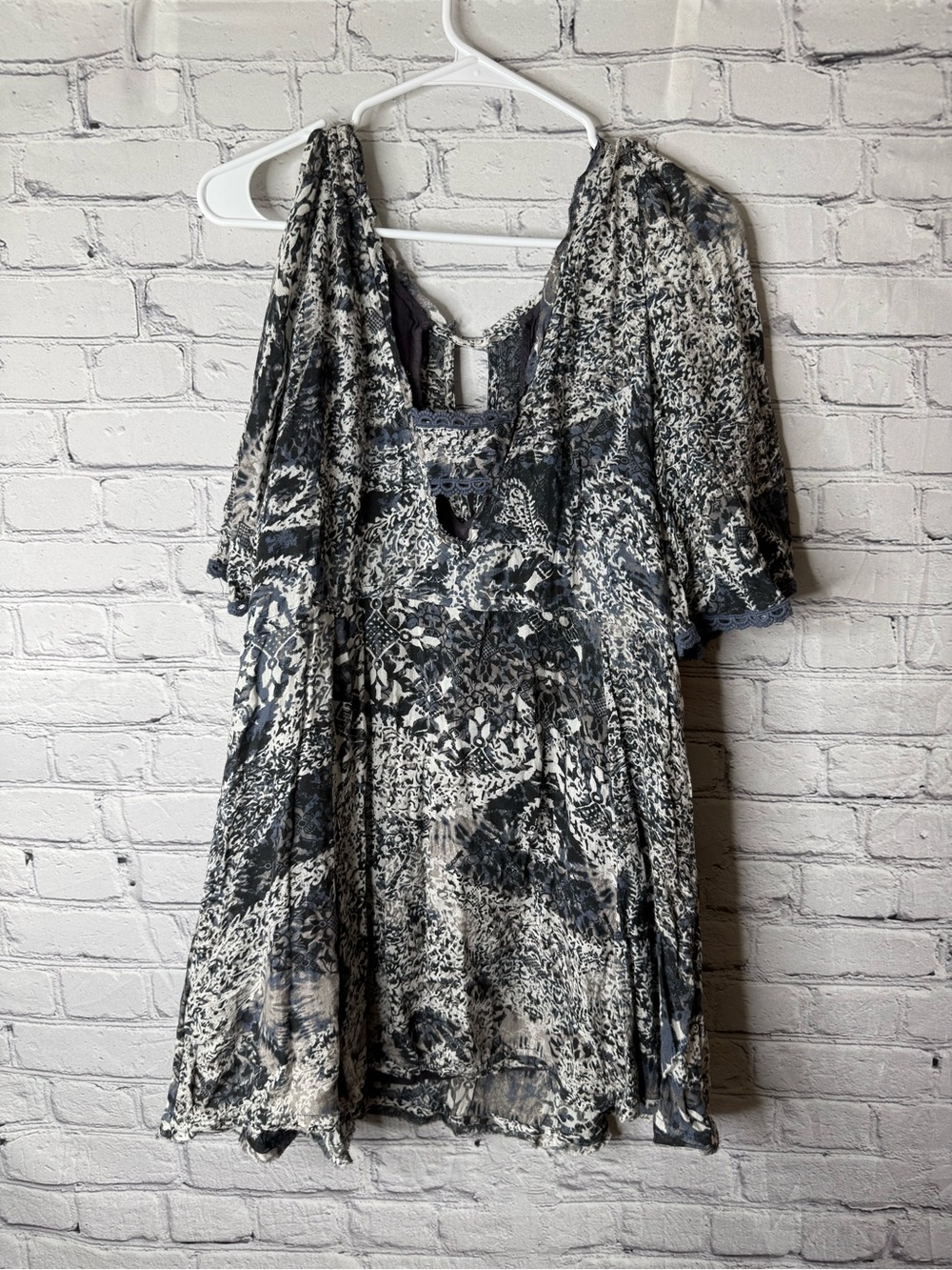 Free people love birds tunic dress size xs
